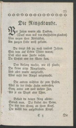 Die Ringeltaube