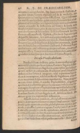 De usu Praedicabilium.