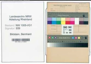 Entnazifizierung Bernhard Bildstein , geb. 21.03.1902 (Maurer)