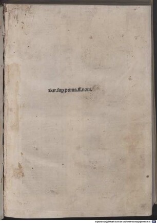 Lectura super prima parte Digesti novi : mit Additiones von Alexander Tartagnus u.a.
