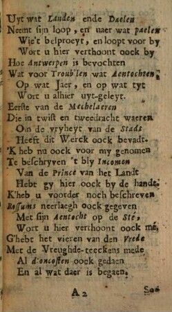 Cronycke Ofte Beschryvinge Van Antwerpen : Vervattende alle de geschiedenissen, Troubelen, Oploopen ...