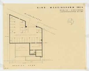 Kino Mehringdamm 102/104, Berlin-Kreuzberg: Grundriss Untergeschoss 1:200
