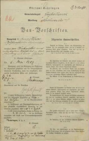 Haas, Georg, Lachweiler: Wiederaufbau eines teilweise abgebrannten Wohnhauses