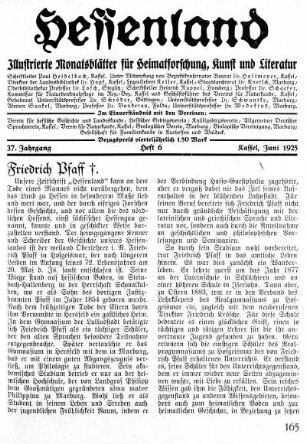 Heft 6, Juni 1925