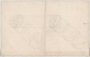 Bauernfeind, Gustav; Darstellende Geometrie - zwei geometrische Figuren