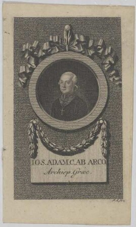Bildnis des Ios. Adam Arco