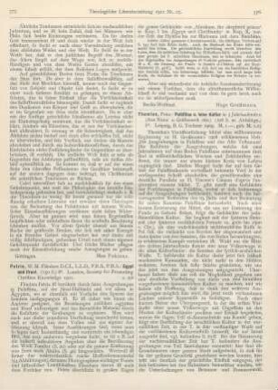 775-776 [Rezension] Petrie, W. M. Flinders, Egypt and Israel