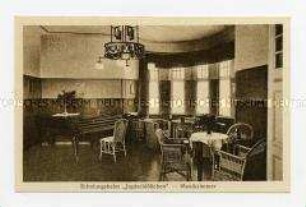 Erholungsheim "Jagdschlößchen" St. Annahöhe, Musikzimmer