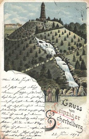 Gruss vom Leipziger Scherbelberg: Rosenthal