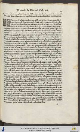 Praefatio de libris de celo.