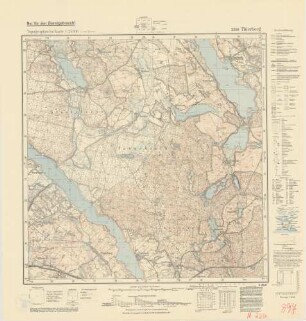 2286 Thierberg, Topographische Karte 1:25000 (4cm - Karte)