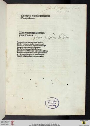 Compendium de origine et gestis Francorum etc.