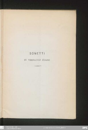Sonetti in vernacolo pisano