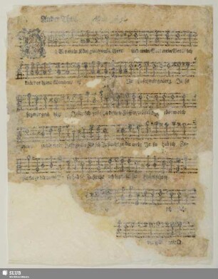 [VI. Herr mein König, Fragment]