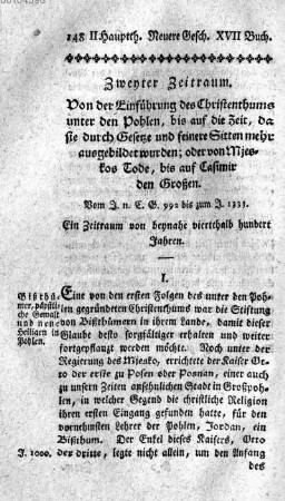 Zweyter Zeitraum