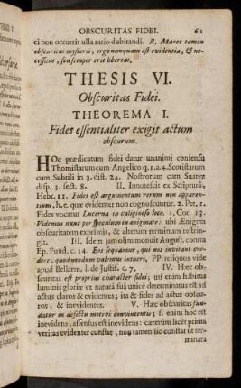61-71, Thesis VI