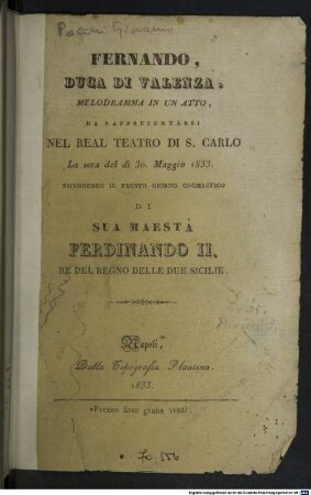 Fernando, duca di Valenza