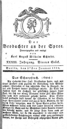 4. Stueck, 27. Januar 1834