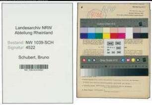 Entnazifizierung Bruno Schubert , geb. 05.10.1893 ()