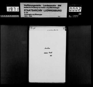 Bürgerrechtsangelegenheiten zu Auernheim