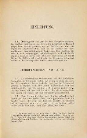 Mittelenglische Grammatik