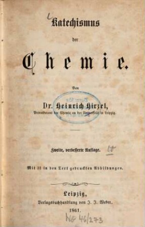 Katechismus der Chemie