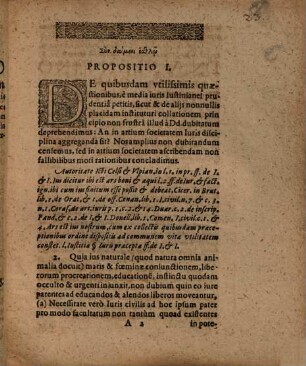 Miscellanearum Positionum Decades tres