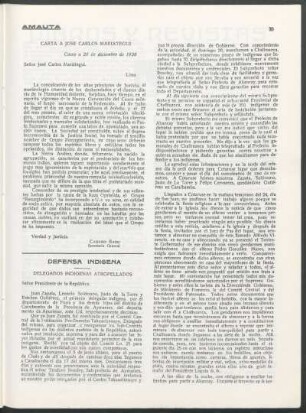 Carta a José Carlos Maríategui