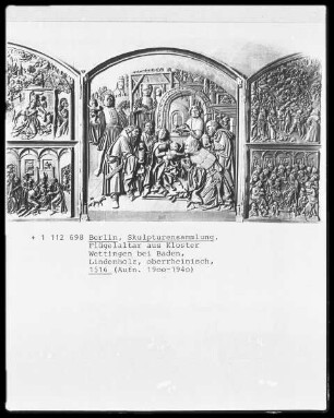 Flügelaltar mit der Anbetung der Könige —
