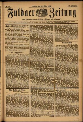 Ausgabe vom Freitag, den 27. März 1896.