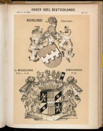 Taf. 48. Nesselrode Stammwpn. - Gr. Nesselrode-Ehreshoven.