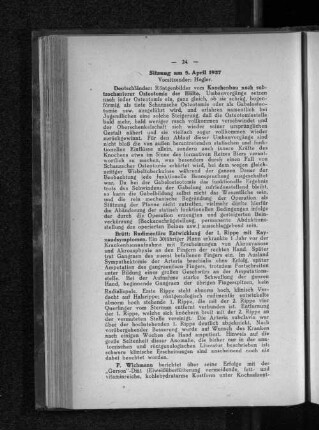 Sitzung am 5. April 1927