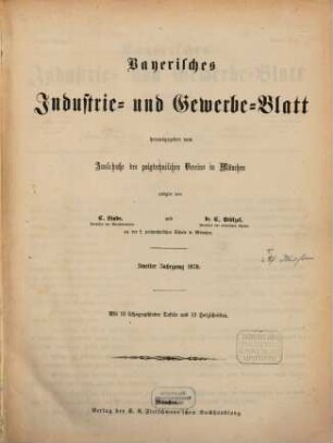 Bayerisches Industrie- und Gewerbeblatt. 2. 1870