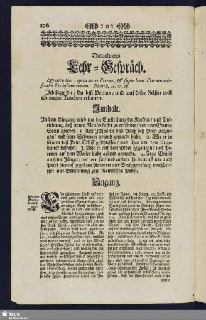 Dreyzehendes Lehr-Gespräch