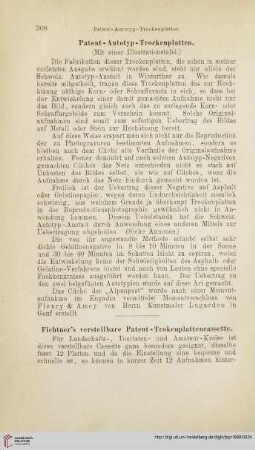 Patent-Autotyp-Trockenplatten