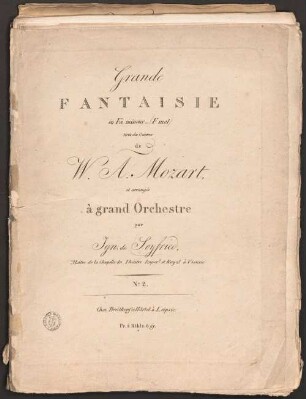 Grande fantaisie : en fa mineur ; tirée des oeuvres de W. A. Mozart
