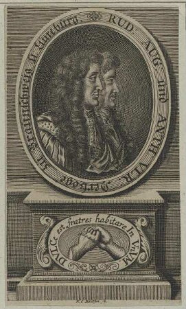 Doppelbildnis des Herzogs Anton Ulrich und des Herzog Rudolph August von Braunschweig-Lüneburg-Wolfenbüttel