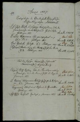Verlagsbücher der Vandenhoek-Ruprechtischen Buchhandlung allhier. Jubilatemesse. - Aus der hiesigen Baierischen (ehemals Barmeierischen) Buchdruckerey.