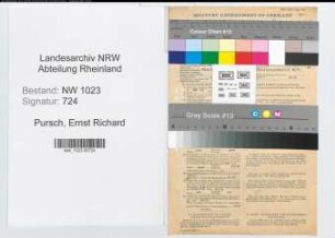 Entnazifizierung Ernst Richard Pursch , geb. 28.10.1897 (Verw.Beamter)