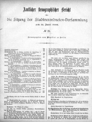 No. 23, 14. Juni 1888