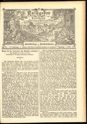 Ausgabe vom Sonntag, den 05. Oktober 1902.