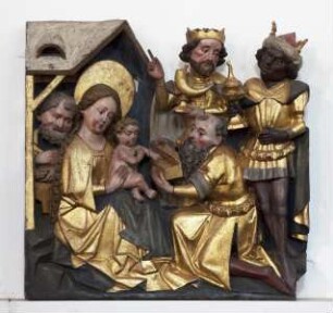 Altarfragmente mit Szenen aus dem Leben Christi — Anbetung der Könige