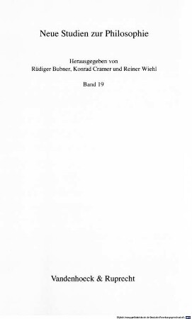 Erfahrungsvielfalt und Wirklichkeit : zu William James' Realitätsverständnis
