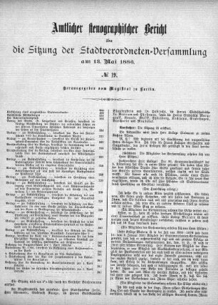 No 19, 13. Mai 1886