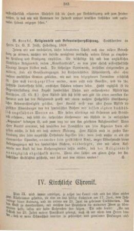 383-392 Kirchliche Chronik