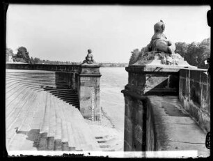 Pillnitz: Elbtreppe am Schloss