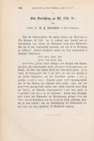 626 Ein Vorschlag zu Ps. 110,3