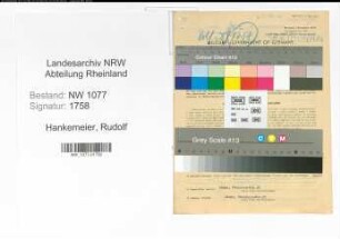 Entnazifizierung Rudolf Hankemeier , geb. 20.05.1908 (Polizist)