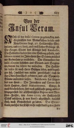 Von der Insul Ceram