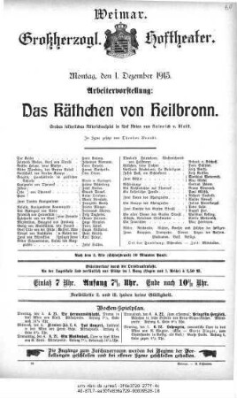 Das Käthchen von Heilbronn